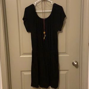 Casual black dress